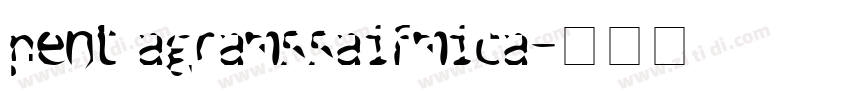 pent agramssaifmica字体转换